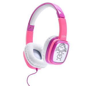 Audífonos de Diadema Spectra Kids Sound Art / On ear / Plug 3.5 mm / Rosa con blanco Audífonos de Diadema Spectra Kids Sound Art / On ear / Plug 3.5 mm / Rosa con blanco