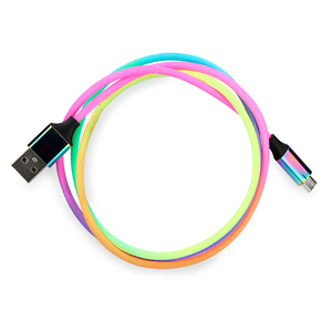 CABLE USB A MICRO USB SPECTRA ARCOÍRIS T197 (COLORES) CABLE USB A MICRO USB SPECTRA ARCOÍRIS T197 (COLORES)