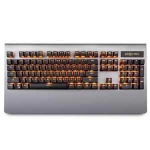 Teclado Gamer Alámbrico Spectra IA10725G / USB / RGB / Windows / Mac OS / Estándar / Teclas mecánicas / Plata Teclado Gamer Alámbrico Spectra IA10725G / USB / RGB / Windows / Mac OS / Estándar / Teclas mecánicas / Plata
