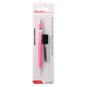Lapicero Mecánico con Puntillas Office Depot Rosa Lapicero Mecánico con Puntillas Office Depot Rosa