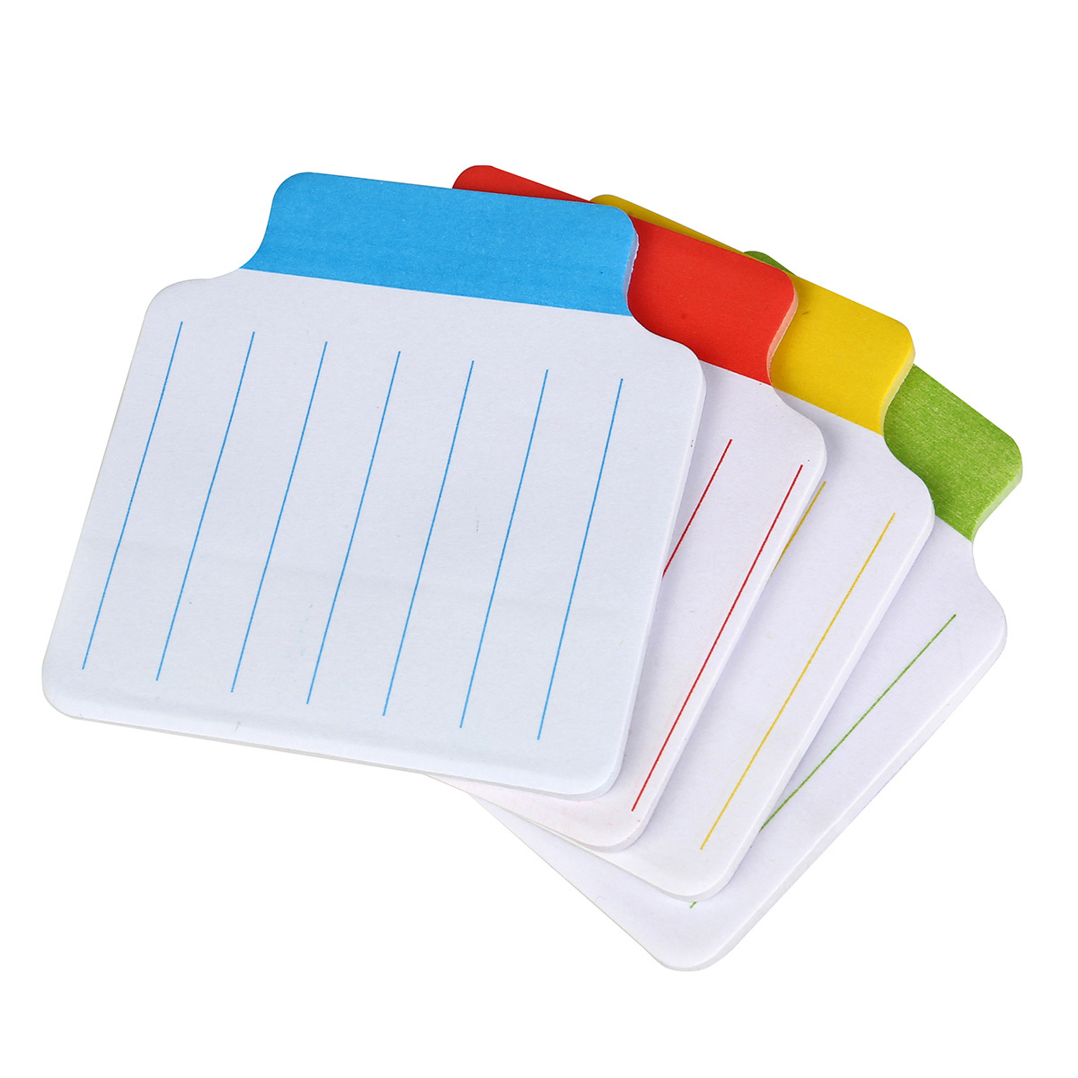 Banderitas Adhesivas Office Depot Notes / Colores surtidos / 6.8 x 7.2 cm