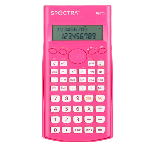 Calculadora Científica Spectra E1710AP / 240 Funciones / Rosa mate