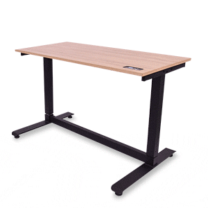 Escritorio Inteligente Office Depot Lift / Café con negro / MDF Escritorio Inteligente Office Depot Lift / Café con negro / MDF