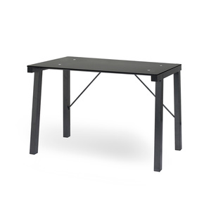 Escritorio Ejecutivo Coscorp Ohio / Negro / Vidrio / Metal Escritorio Ejecutivo Coscorp Ohio / Negro / Vidrio / Metal