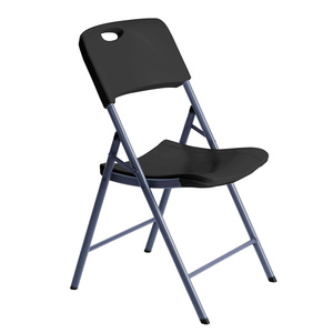 Silla Plegable Office Depot Lifetime / Tela / Negro Silla Plegable Office Depot Lifetime / Tela / Negro
