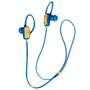 Audífonos Bluetooth Inalámbricos Deportivos JAM Live Large / In ear / Azul con amarillo