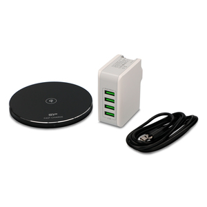 Kit de Cargadores Inalámbricos Silicon Power / USB / Micro USB 