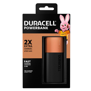 Power Bank Duracell 2X 6700 mAh Power Bank Duracell 2X 6700 mAh