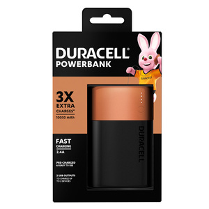 Power Bank Duracell 3X 10050 mAh Power Bank Duracell 3X 10050 mAh