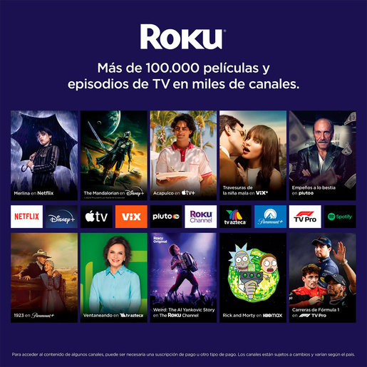 Roku Express Streaming 3930 HDMI HD Negro
