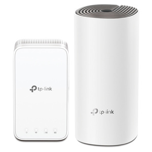 Router Inalámbrico WiFi Mesh TP-Link Deco E3 Pack / 2 Fast Ethernet / 2 antenas / Banda dual / 1167 Mbps / 2 piezas Router Inalámbrico WiFi Mesh TP-Link Deco E3 Pack / 2 Fast Ethernet / 2 antenas / Banda dual / 1167 Mbps / 2 piezas