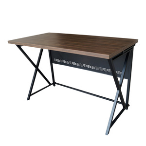 Escritorio Ejecutivo Plegable Durex Zafra / Café con negro / Madera / Metal Escritorio Ejecutivo Plegable Durex Zafra / Café con negro / Madera / Metal