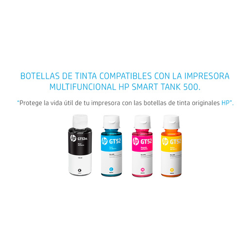 Impresora Multifuncional Hp Smart Tank 500 / Tinta continua / Color / USB