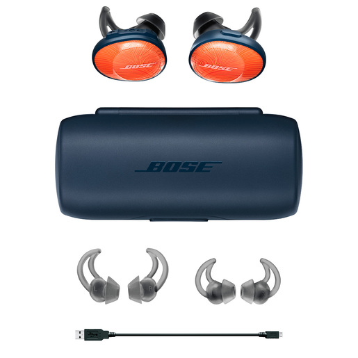Audífonos Bluetooth Inalámbricos Deportivos Bose Soundsport Free / In ear / True Wireless / Naranja