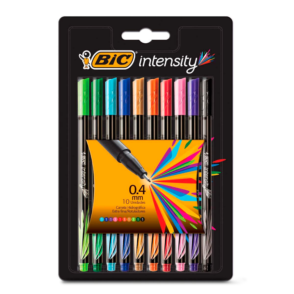 BIC® Intensity Rotuladores de colores, doble punta, rotulador 2 en