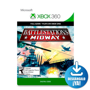 Battlestations Midway / Xbox One / Xbox 360 / Juego completo / Código digital / Descargable