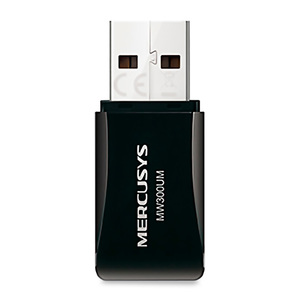 Adaptador de Red USB Mercusys / Inalámbrico / Negro Adaptador de Red USB Mercusys / Inalámbrico / Negro