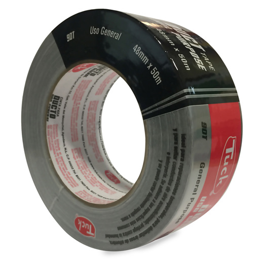 Cinta adhesiva de tela gris americana 175µ - rollo de cinta 48 mm x 50 m  para unir y reparar