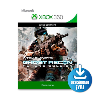 Ghost Recon Future Soldier / Xbox 360 / Juego completo / Código digital / Descargable