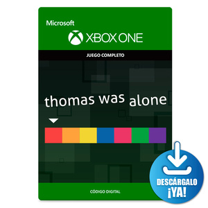 Thomas was Alone / Xbox One / Juego completo / Código digital / Descargable