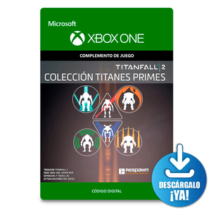 Titanfall 2 Colección Titanes Primes / Xbox One / Complemento de juego / Código digital / Descargable