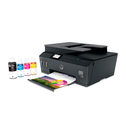 Impresora Multifuncional HP Smart Tank 530 Tinta Continua Color WiFi HP Smart App Dúplex Manual ADF Alimentador Automático
