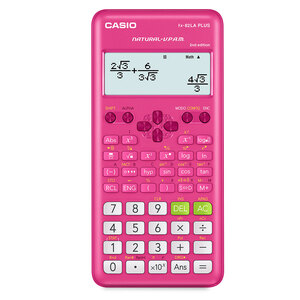 Calculadora Científica Casio FX-82LA Plus / 252 Funciones / Rosa