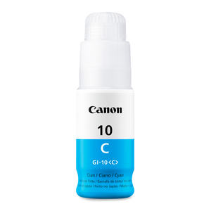 Botella de Tinta Canon GI-10 C / Cyan / 7700 páginas / G6010 / G5010 Botella de Tinta Canon GI-10 C / Cyan / 7700 páginas / G6010 / G5010