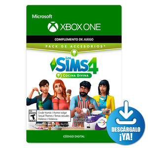 Los Sims 4 Pack de Accesorios Cocina Divina / Xbox One / Complemento de juego / Código digital / Descargable