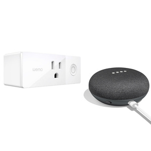 Bundle Google Home Mini y Enchufe Inteligente Wemo Bundle Google Home Mini y Enchufe Inteligente Wemo