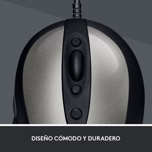 Mouse Gamer Óptico Logitech MX518 / Alámbrico / USB / 16000dpi / Negro