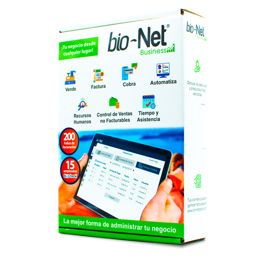 Sistema Punto de Venta Bio Net 15 usuarios