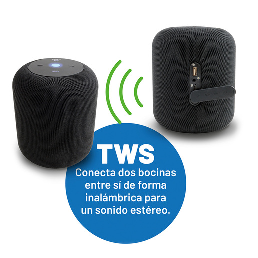 Bocina Bluetooth Misik MS207 / TWS / USB / Negro 