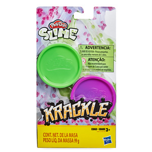 Play-Doh Slime Krackle Colores 2 piezas 99 gr.
