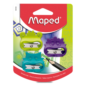 Sacapuntas Maped Vivo Monsters 3 piezas