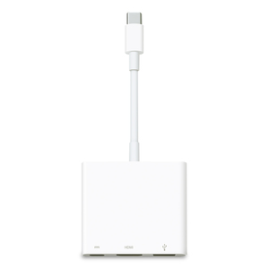 Adaptador Multipuerto USB-C a AV Digital Apple MUF82AM/A / Blanco