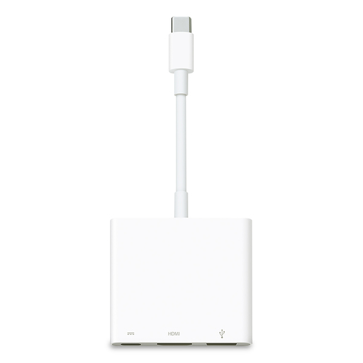 Adaptador Multipuerto USB-C a AV Digital Apple MUF82AM/A / Blanco