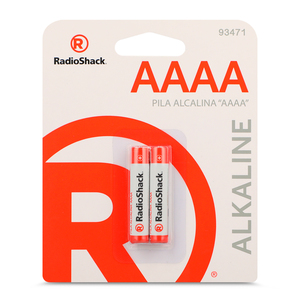 Pilas Alcalinas AAAA RadioShack 2 piezas