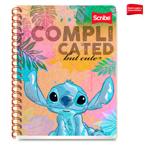 Cuaderno Profesional Scribe Disney Clásicos Cuadro Grande 90 hojas