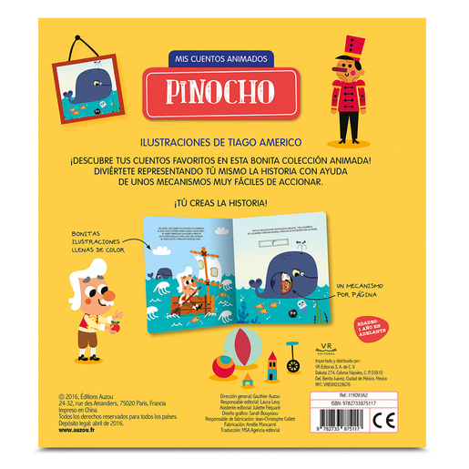 Libro Mis Cuentos Animados Pinocho